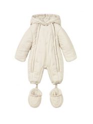 Mayoral Kombinezon zimowy 2603 Écru Regular Fit. Buty zimowe dziewczęce Mayoral, bez wzorów, z syntetyku, bez zapięcia. Za 249.99 zł.