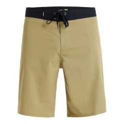 Spodenki boardshort dla Mężczyzn SURFSILK KAIMANA 20" Beżowy. Brązowe szorty męskie Quiksilver, m, bez wzorów, z elastanu. Za 229.99 zł.