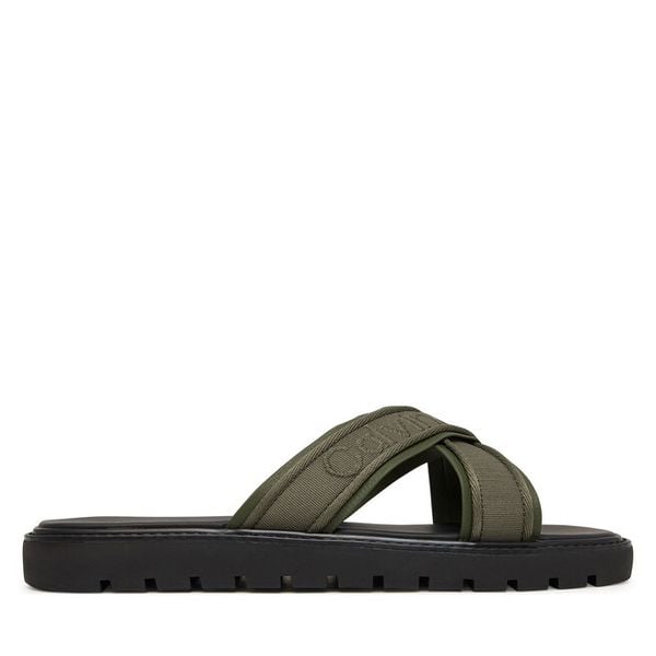 Klapki Calvin Klein. Zielone klapki męskie Calvin Klein. Za 220.99 zł.