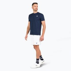Koszulka męska Tecnifibre Graphic Tee. Niebieskie koszulki sportowe męskie TECNIFIBRE, m, bez wzorów, bez kołnierzyka, bez ramiączek, tenisowe. Za 149.99 zł.