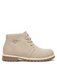 Fila Trapery FFW0466 Szary. Szare śniegowce i trapery damskie Fila, ze skóry. Za 269.99 zł.