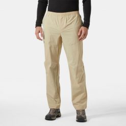 Spodnie Helly Hansen Awe Relaxed Softshell. Brązowe spodnie sportowe męskie Helly Hansen, na lato, bez wzorów, z softshellu, trekkingowe. Za 553.00 zł.