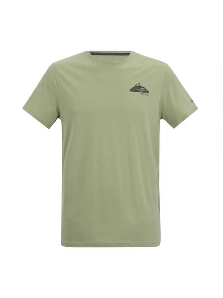 T-shirt Regatta Breezed. Zielone t-shirty męskie Regatta, l, bez wzorów, z materiału, sportowe, bez kołnierzyka. Za 80.00 zł.