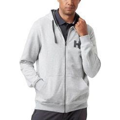 Bluza Męska Helly Hansen Hh Logo FZ. Szare bluzy męskie Helly Hansen, m, bez wzorów, bez kaptura. Za 419.00 zł.