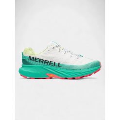 Męskie buty do biegania w terenie Merrell Agility Peak 5. Białe buty sportowe męskie Merrell, bez zapięcia, do biegania. Za 574.83 zł.