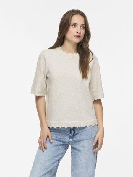 Vila bluzka z dzianiny Kobiety szary, S. Szare bluzki damskie Vila, s, bez wzorów, z dzianiny, bez kołnierzyka, bez ramiączek. Za 159.95 zł.