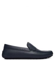 BOSS Mokasyny Noel 50568700 Granatowy. Niebieskie mokasyny męskie Boss, ze skóry. Za 849.99 zł.