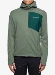 Bluza polarowa męska Vaude Monviso Fleece Jacket III. Zielone bluzy męskie Vaude, m, bez wzorów, z materiału, bez kaptura. Za 368.49 zł.