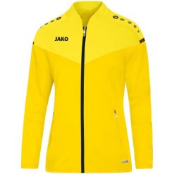 Kurtka Jako femme de loisir Champ 2.0. Żółte kurtki sportowe damskie Jako, bez wzorów, z materiału, z kapturem, na fitness i siłownię. Za 234.30 zł.