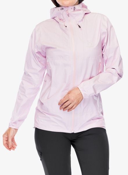 Kurtka z membraną damska Haglofs L.I.M GTX Jacket. Czerwone kurtki damskie Haglöfs, l, bez wzorów, z gore-texu, bez kaptura. Za 1,200.10 zł.