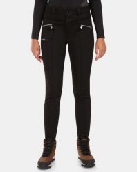 Spodnie softshell damskie Kilpi MAURA-W. Czarne spodnie materiałowe damskie Kilpi, bez wzorów, z gumy. Za 344.59 zł.