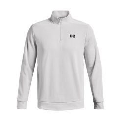 Kurtka z zamkiem błyskawicznym ¼ Under Armour Fleece®. Czarne kurtki męskie Under Armour, bez wzorów, do biegania. Za 294.50 zł.
