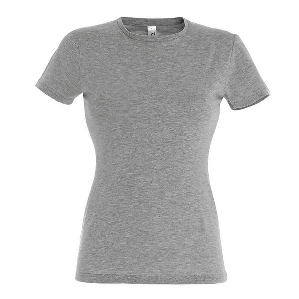 Koszulka Damska/pańska. Szare koszulki sportowe damskie SOL'S, s, bez wzorów, bez kołnierzyka, bez ramiączek, trekkingowe. Za 31.99 zł.