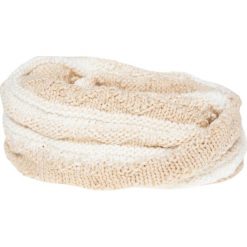 Szalik damski SZD009z - beżowy melanż. Szaliki i chusty damskie marki 4f. W wyprzedaży za 29.99 zł.