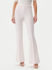 Guess Spodnie materiałowe W4YB01KCBO2 Różowy Flare Fit. Czerwone spodnie materiałowe damskie Guess, l, z aplikacjami, z materiału. Za 199.99 zł.