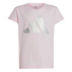 Koszulka dla dziewczynki adidas Season Essentials Glam. Czerwone t-shirty i topy dla dziewczynek Adidas, bez wzorów, z materiału, bez ramiączek. Za 116.00 zł.