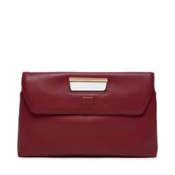 Torebka Furla. Czerwone kopertówki damskie Furla, bez wzorów, bez dodatków. Za 919.99 zł.