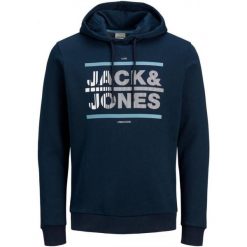 Jack & Jones Męska bluza z kapturem - wygodna i stylowa. Fioletowe bluzy męskie Jack&Jones, m, bez wzorów, z kapturem. Za 197.99 zł.