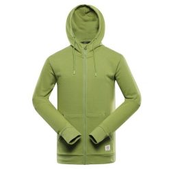 Bluza męska bawełniana z kapturem Alpine Pro Lokk. Zielone bluzy męskie Alpine Pro, m, bez wzorów, z bawełny, z kapturem. W wyprzedaży za 149.00 zł.