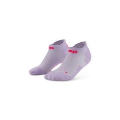 Damskie krótkie skarpety kompresyjne sportowe Core Run stopki Ultralight CEP. Czerwone skarpety damskie CEP, bez wzorów, z elastanu. Za 69.00 zł.