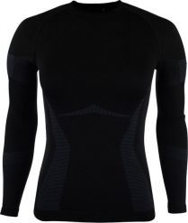 4f Bluza termoaktywna damska 4F F113 czarna 4FAW23USEAF113 20S M/L. Czarne bluzy damskie 4f, l, bez wzorów, bez kaptura. Za 126.99 zł.