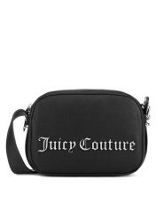 Juicy Couture Torebka BIJXT5337WVP Czarny. Czarne listonoszki damskie Juicy Couture, bez wzorów, z tworzywa sztucznego, bez dodatków. Za 259.99 zł.