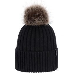 Czapka damska VIKING Hana Pompon Life Style. Czarne czapki i kapelusze damskie Viking, bez wzorów, sportowe. Za 73.68 zł.