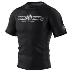 Koszulka Męska Rashguard MMA na Siłownię EXTREME HOBBY HOOLS. Czarne koszulki sportowe męskie EXTREME HOBBY, m, bez wzorów, z bawełny, bez kołnierzyka, bez ramiączek, do biegania. Za 199.00 zł.