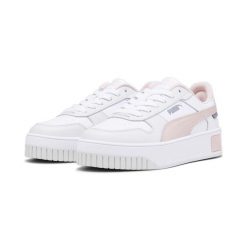 Buty Chłopak Puma Carina Street biały. Białe buty sportowe chłopięce Puma, bez wzorów, bez zapięcia, trekkingowe. Za 289.00 zł.