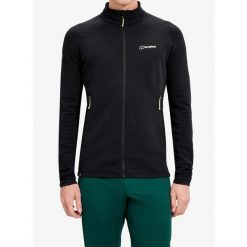 Bluza rozpinana męska Berghaus Kinetic Powerstretch Jkt Am. Czarne bluzy sportowe męskie Berghaus, m, bez wzorów, bez kaptura, trekkingowe. Za 648.99 zł.