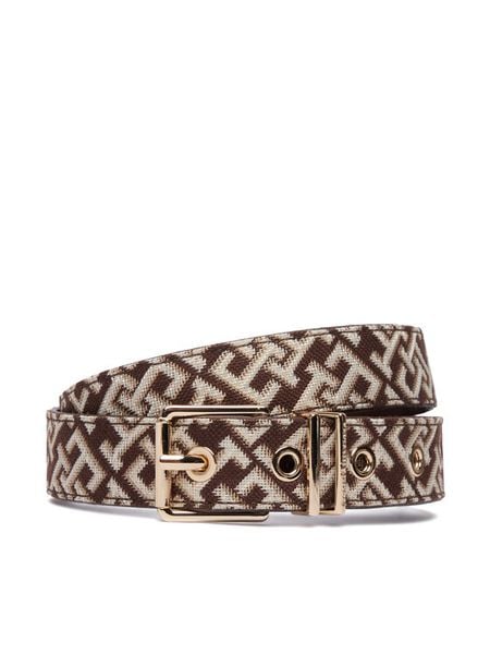 Tommy Hilfiger Pasek Th Square 2.5 Jacquard AW0AW18894 Brązowy. Brązowe paski damskie Tommy Hilfiger, bez wzorów. Za 249.99 zł.
