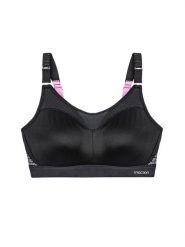 Biustonosz dla kobiet Triumph Triaction Control Lite W01. Czarne biustonosze Triumph, bez wzorów, z materiału. Za 284.00 zł.