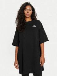 The North Face Sukienka codzienna Simple Dome NF0A87NF Czarny Relaxed Fit. Czarne sukienki damskie The North Face, na co dzień, s, bez wzorów, z bawełny, bez kołnierzyka, bez ramiączek, proste. W wyprzedaży za 129.99 zł.