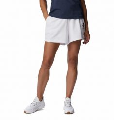Krótkie Spodenki Turystyczne Damskie Columbia Logo III French Terry Short. Białe szorty damskie Columbia, l, bez wzorów, z bawełny, sportowe, trekkingowe. Za 119.99 zł.