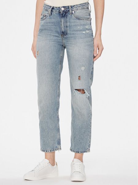 Tommy Hilfiger Jeansy Classic WW0WW40632 Niebieski Straight Fit. Niebieskie jeansy damskie Tommy Hilfiger. Za 519.99 zł.