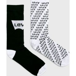 Levi's - Skarpety (2-pack). Szare skarpety męskie Levi's, z bawełny. Za 39.90 zł.