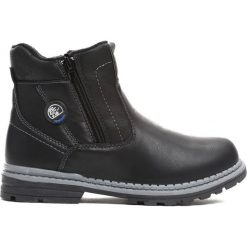 Czarne Traperki Big-City. Czarne buty zimowe chłopięce Born2be, z materiału. Za 79.99 zł.