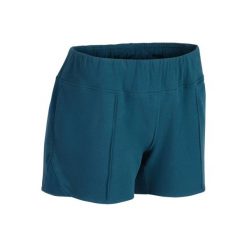 Spodenki 520 Gym. Niebieskie szorty damskie DOMYOS. Za 44.99 zł.