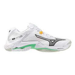 Buty halowe Mizuno Wave Lightning Z8. Białe buty sportowe męskie Mizuno, bez zapięcia, do siatkówki, mizuno wave. W wyprzedaży za 614.45 zł.