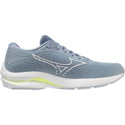 Buty do biegania damskie Mizuno Wave Rider 25. Niebieskie obuwie sportowe damskie Mizuno, bez wzorów, z materiału, do biegania, mizuno wave. Za 537.00 zł.