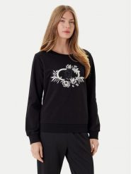 Liu Jo Sport Bluza TF5097 FS090 Czarny Regular Fit. Czarne bluzy sportowe damskie Liu Jo Sport, xxl, bez wzorów, z bawełny, bez kaptura. Za 629.99 zł.