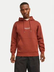 Jack & Jones Bluza Vesterbro 12241687 Brązowy Relaxed Fit. Brązowe bluzy męskie Jack & Jones, m, bez wzorów, z bawełny, bez kaptura. Za 99.99 zł.