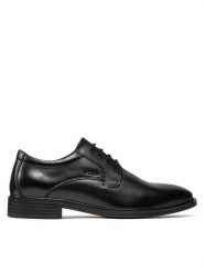 Geox Półbuty U Gladwin A U024WA 00043 C9999 Czarny. Czarne eleganckie półbuty Geox, ze skóry, wizytowe, bez zapięcia. Za 259.99 zł.