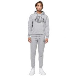 Bluza z kapturem Lonsdale Fochabers. Szare bluzy męskie Lonsdale, m, bez wzorów, z kapturem. Za 316.00 zł.