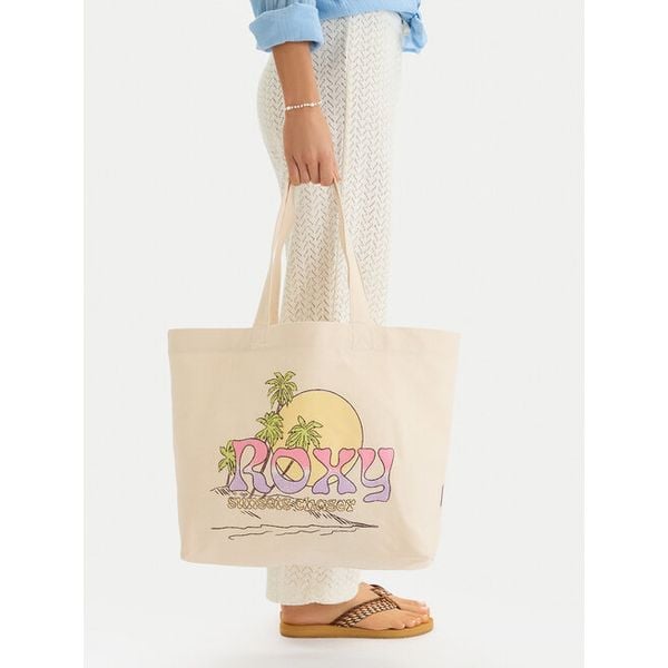 Torebka Roxy. Brązowe torebki do ręki damskie Roxy, bez wzorów, bez dodatków. Za 79.99 zł.