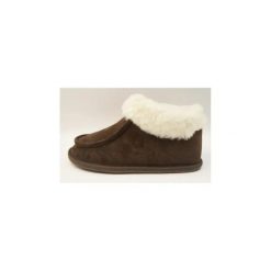 Kapcie Whistler Elian. Brązowe kapcie damskie Whistler, bez wzorów, z materiału. Za 255.00 zł.