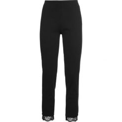 Legginsy z koronkową wstawką bonprix czarny. Legginsy damskie bonprix. Za 59.99 zł.