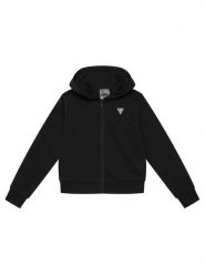 Guess Bluza J6GQ07 KF712 Czarny Relaxed Fit. Czarne bluzy dla dziewczynek Guess, z aplikacjami, z syntetyku, bez ramiączek, bez kaptura. Za 324.99 zł.