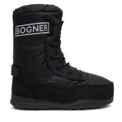 Śniegowce Bogner. Czarne śniegowce i trapery męskie Bogner, bez zapięcia. Za 1,749.00 zł.