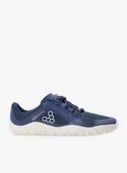 Buty trailowe damskie Vivobarefoot Primus Trail 3.5 FG. Niebieskie obuwie sportowe damskie Vivobarefoot, bez wzorów, z materiału, do biegania. Za 543.39 zł.